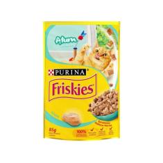 Ração Úmida para Gato Adulto Sachê Friskies Atum ao Molho 85g, Atum ao