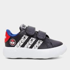 Tênis Infantil Adidas Grand Court Homem Aranha-Unissex