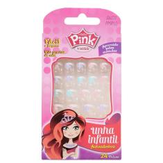 Kiss NY Pink Infantil Francesinha - Unhas Postiças BLZ
