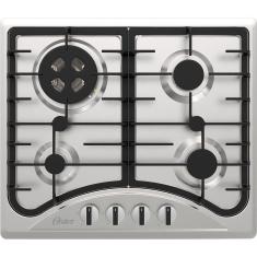 Cooktop A Gás Inox 4 Bocas Oster Semiprofissional Bivolt