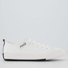 Tênis Coca Cola Atlanta Leather Coke I Feminino Branco-Feminino
