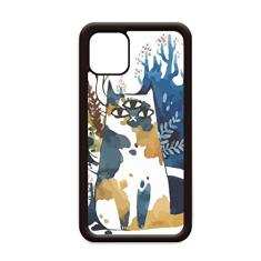 Capa de animal de aquarela de três olhos para iPhone 11 Pro Max para Apple Mobile Case Shell