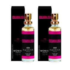 Kit 2 Perfume Escandalosa Feminino Amakha Paris Bolso Bolsa
