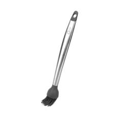 Pincel Culinario Redondo Silicone Inox Talher Cinza Oxford