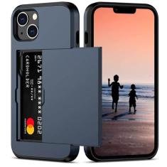 Capa Carteira Porta Cartão Embutido para o iPhone 15 / 15 Pro / 15 Pro