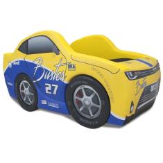 Cama Infantil Cartoon Totalmente Estofada - Cor Amarela Tamanho:infantil