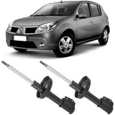 2 Amortecedor Renault Sandero 2008 a 2013 Dianteiro Nakata