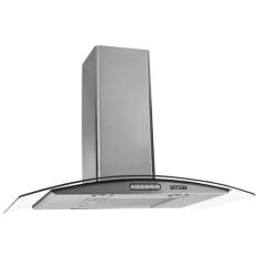 Coifa de Parede Vidro Curvo 75cm Fogatti Slim Inox 4 á 6 Bocas, 220V