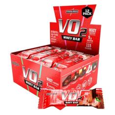 Integralmedica Vo2 Whey Barra Proteica com Sabor Morango, 12 Unidades