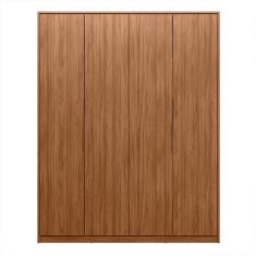 Guarda Roupa Casal 4 Portas Brooklyn Nogueira Touch - CasaH