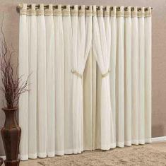 Cortina Alemanha 3,00M X 2,50M Blackout Voal Premium - Casa Linda Enxo