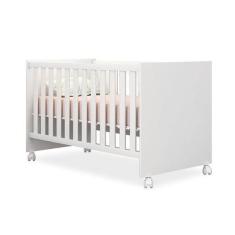 Berço Mini Cama 2 Em 1 (Americano) Quarto Infantil Bebê C/ Colchão 4 R