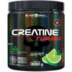 Creatina Monohidratada Creatine Turbo Black Skull 300g Energia Força G