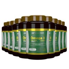 10x ÔMEGA 3 240 CAPS EPA 540MG + DHA 360MG HF SUPLEMENTOS, green