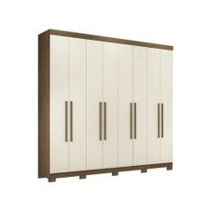 Guarda Roupa Casal Master New 8.4 8 Portas - Santos Andirá, Jatobá e A
