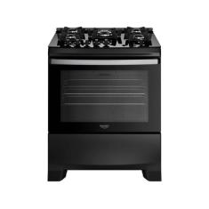 Fogao Dako 5 Bocas Supreme Glass TC Preto Bivolt, Preto, Bivolt