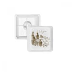 Kit de atualização de teclado mecânico PBT para jogos Prague Square República Tcheca