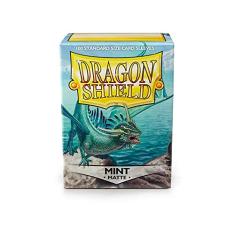 10 Packs Dragon Shield Matte Mint Standard Size 100 ct Card Sleeves Display Case