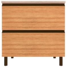 Balcão Bartira Cristal MDP 15mm com 2 Portas - 80cm de largura