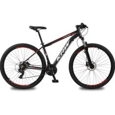 Bicicleta Aro 29 KRW Alumínio Shimano 24V Freio a Disco hidráulico S41