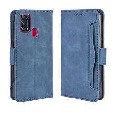 Capa com compartimento para cartão para Samsung Galaxy M31, capa flip carteira de couro para Samsung Galaxy M31, capa magnética retrô para celular, capa carteira com compartimentos para cartões