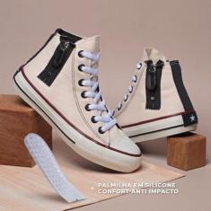 Tenis Star Botinha Cano Alto Feminino Confortável  ACADEMIA Lançamento