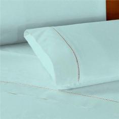 Lençol Berço 2 pçs Ponto Palito Percal 200 Fios - 100% Algodão - Dryka