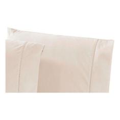 Jogo Lençol Queen Size Percal 3 Peças 200 Fios 100% Algodão - INGRID B