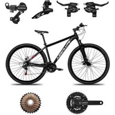 Bicicleta Aro 29 Absolute Nero 24 Velocidades Alumínio MTB Disco Mecân