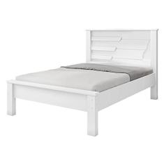 Cama Casal Barcelona Branco Geval
