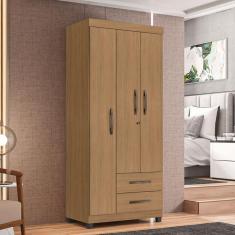 Guarda Roupa Solteiro 3 Portas Avanhandava Nature