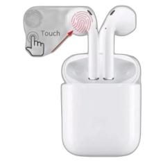 Fone De Ouvido In-Ear Sem Fio I12 Tws Branco Com