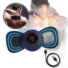 Mini Massageador Elétrico Recarregável Para Dor Nas Costas - Fss Varie