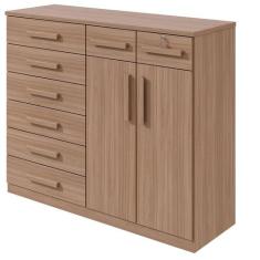 Cômoda 8 gavetas/ 2 portas toronto lopas