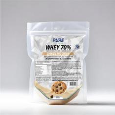 Whey Protein Concentrado 70% 450g Pure Athletic, Cookies