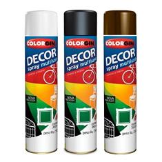 Tinta Spray Colorgin Decor 866 Grafite