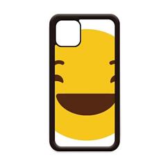 Capa Laugh Awkward Yellow Cute Online Chat Happy para iPhone 12 Pro Max para Apple Mini Mobile Case