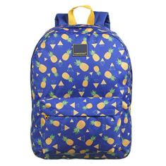 Mochila Escolar Container Blue Abacaxi G