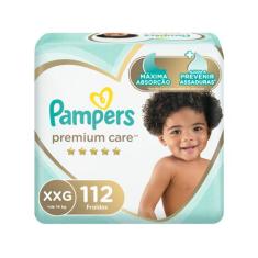 Kit Fraldas Pampers Premium Care Tam. XXG  - + de 14kg 2 Pacotes com 5