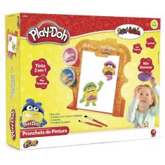 Prancheta Com 2 Potes De Tinta Play-Doh - Fun