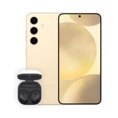 Smartphone Samsung Galaxy S24 5G Creme 256GB, Tela 6.2", 8GB RAM, Inteligência Artificial, IP68, Exynos 2400 + Fone de Ouvido Galaxy Buds FE - Grafite