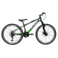 Bicicleta Aro 26 Flay KOG Freeride Full X25 Viking 18v Freio a Disco