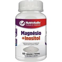 Magnésio + Inositol 60 Cápsulas 700mg Nutrivitalle