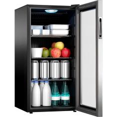Frigobar Suggar 46L Porta De Vidro 220V Inox- FB4612IX