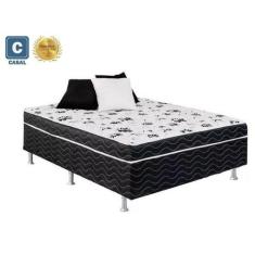 Cama Box Conjugado Casal mola bonnel 138x188x55 - Mestre dos Colchões