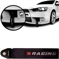 Fita Para Reboque Tow Strap Preto Universal - P2 ACESSÓRIOS