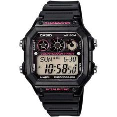 Relógio Casio Masculino Digital Esportivo AE-1300WH-1A2VDF