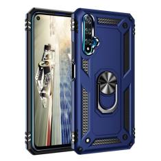 SORAKA Capa para Huawei Nova 5T com suporte para anel Capa Slim Fit de TPU macio Capa Huawei Nova 5T com placa de metal para suporte magnético de telefone para carro