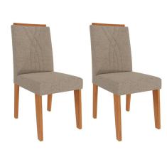 Conjunto 2 Cadeiras Nicole 100  MDF Cimol