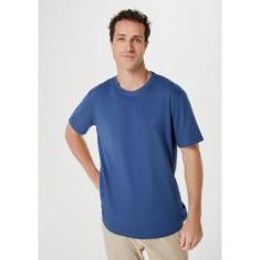 Camiseta Básica Masculina World Com Bordado-Masculino